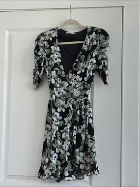Floral wrap dress